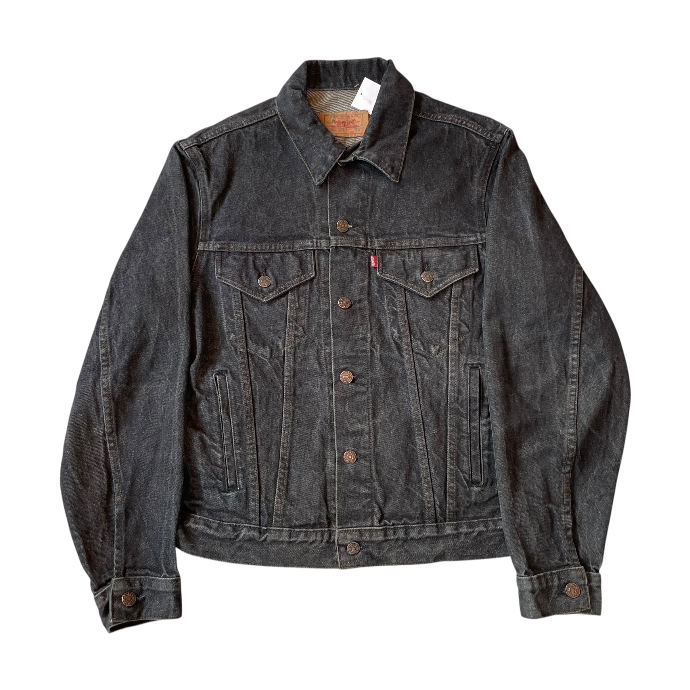 Irregular!!! 1987s Levi's 70506 "先染めBlack" denim jacket