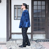 KUON(クオン)Vintage Boro Patchwork V-neck Jacket　スタイル