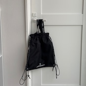 【受注予約：4月下旬入荷予定】logo nylon bag/black