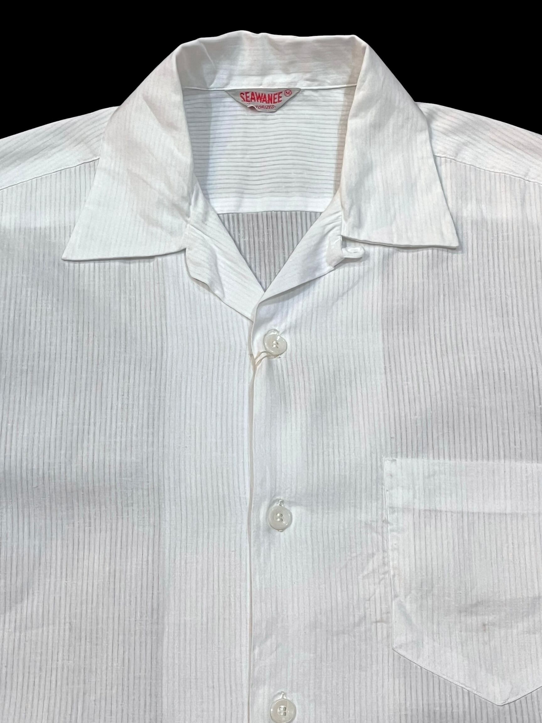 50s SEAWANEE Cotton S/S Shirt 50年代 コットン半袖シャツ