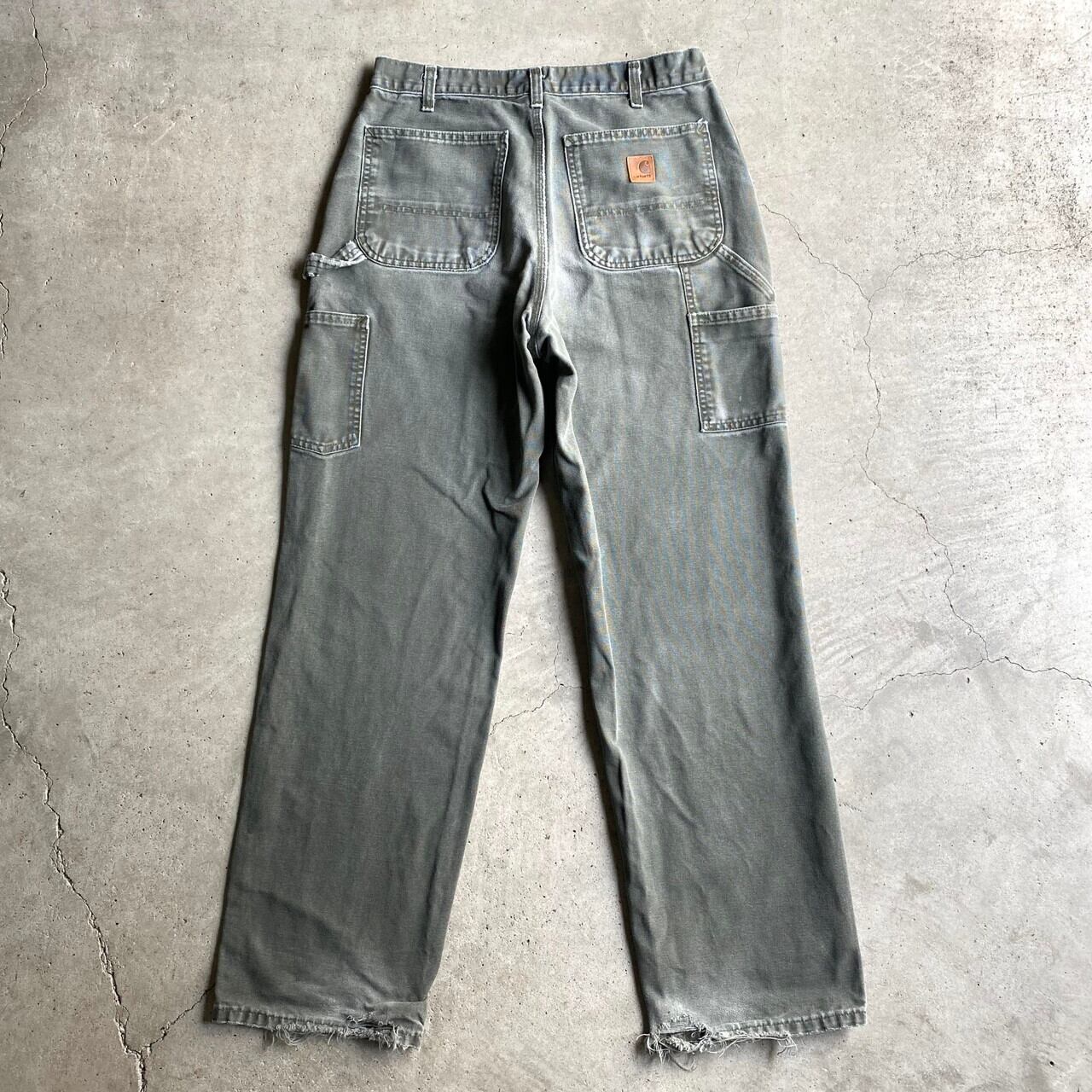 メキシコ製 Carhartt カーハート ダック地 ワークパンツ メンズW32 古着 ペインターパンツ モスグリーン 緑色 ダンガリーフィット【ロング パンツ】【SA2204】 | cave 古着屋【公式】古着通販サイト メキシコ製 Carhartt カーハート ダック地 ワークパンツ メンズW32 古着 ペインターパンツ モスグリーン 緑色 ダンガリーフィット【ロング パンツ】【SA2204】 | cave 古着屋【公式】古着通販サイト