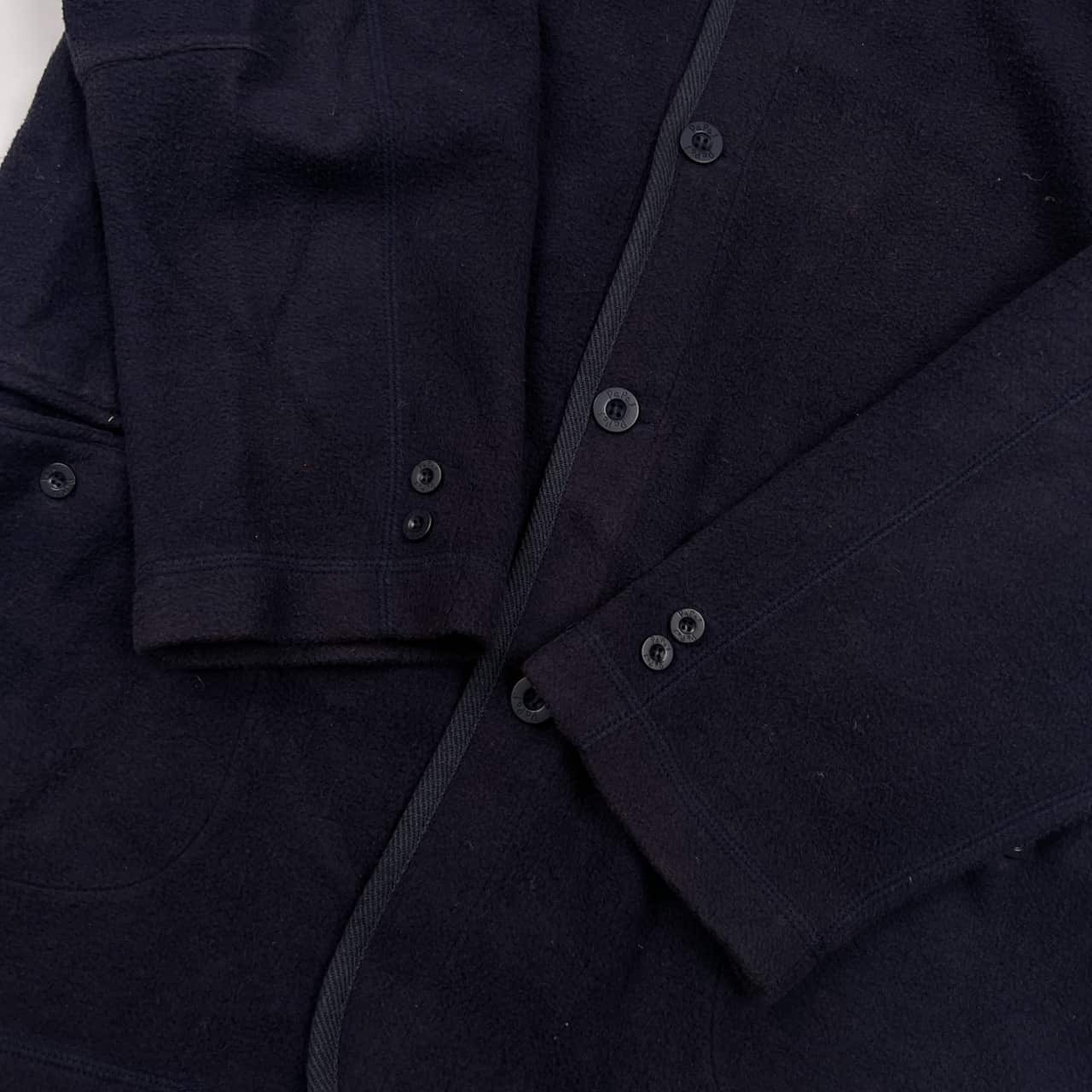 Papas パパス フリース ジャケット M/ネイビー メンズ