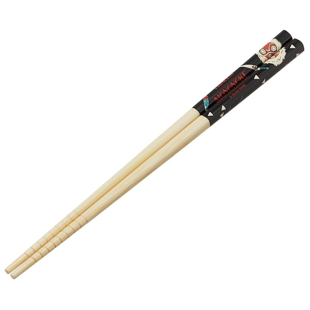 もののけ姫 天然竹箸21cm サンのお面（3606） | すすのこ商店｜ジブリ