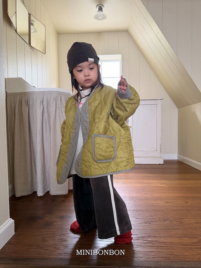 【取寄】minibonbon|fluffy jacket|ふわふわジャケット|XS-JL|kids&jr|26 autumn