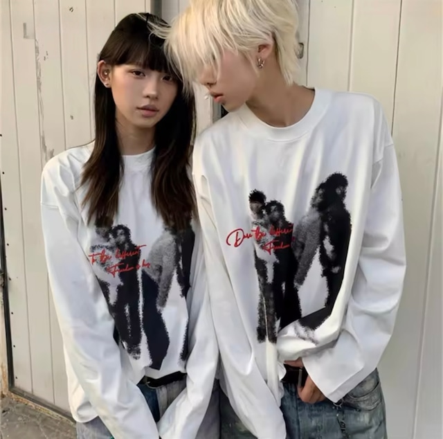 グラフィックロングTシャツ / ユニセックス