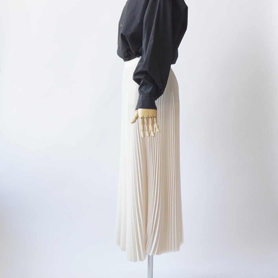 Graphpaper/グラフペーパー・Satin Pleats Skirt | a flat shop