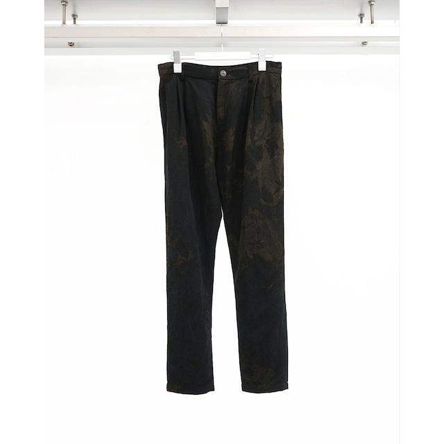 [kujaku] (クジャク) P-347 Bleached Silk-Linen Narrow Pants