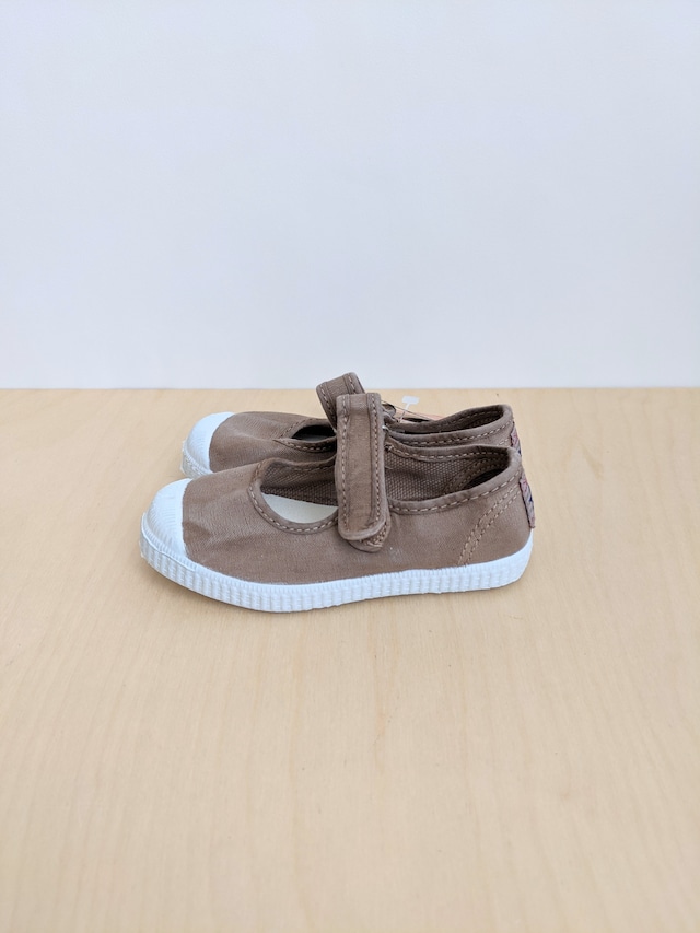 One Strap Deck Shoes (むら染めBeige)  / Cienta