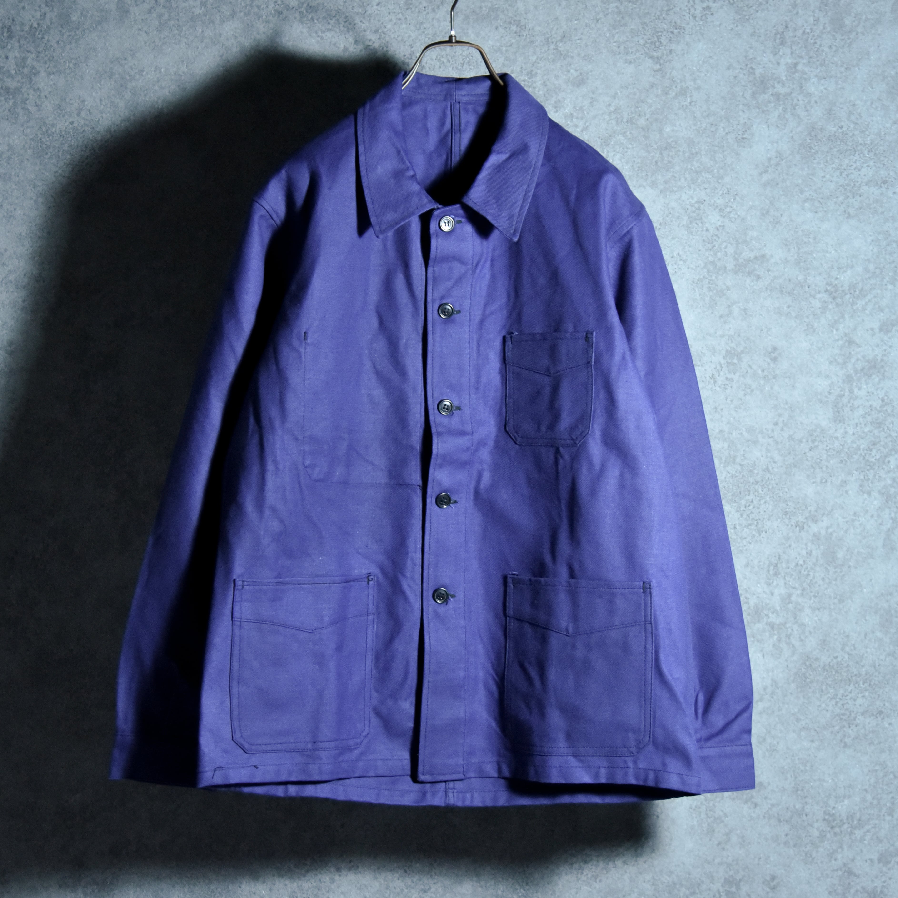 DEAD STOCK】50-60s French Work Twill Work Jacket Coverall フレンチ