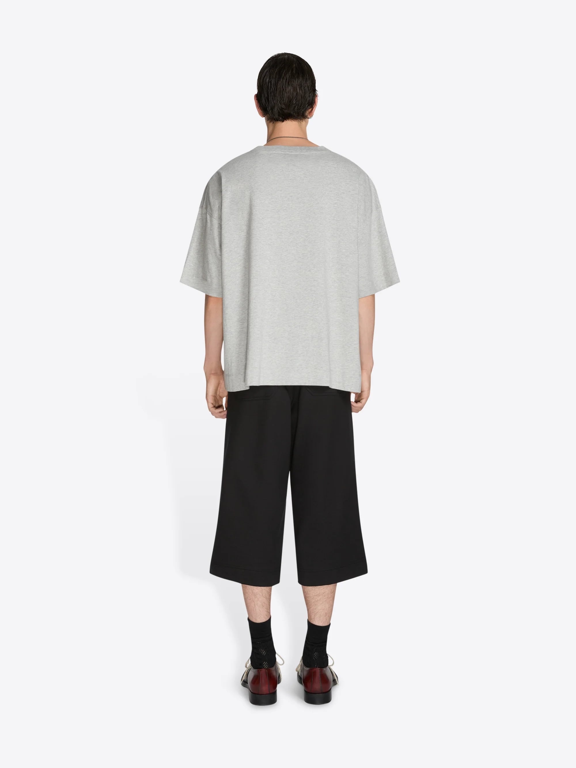 DRIES VAN NOTEN OVERSIZED T-SHIRT Lサイズ お問い合わせ商品> DRIES VAN NOTEN OVERSIZED FIT SS.T-SHIRTS GREY