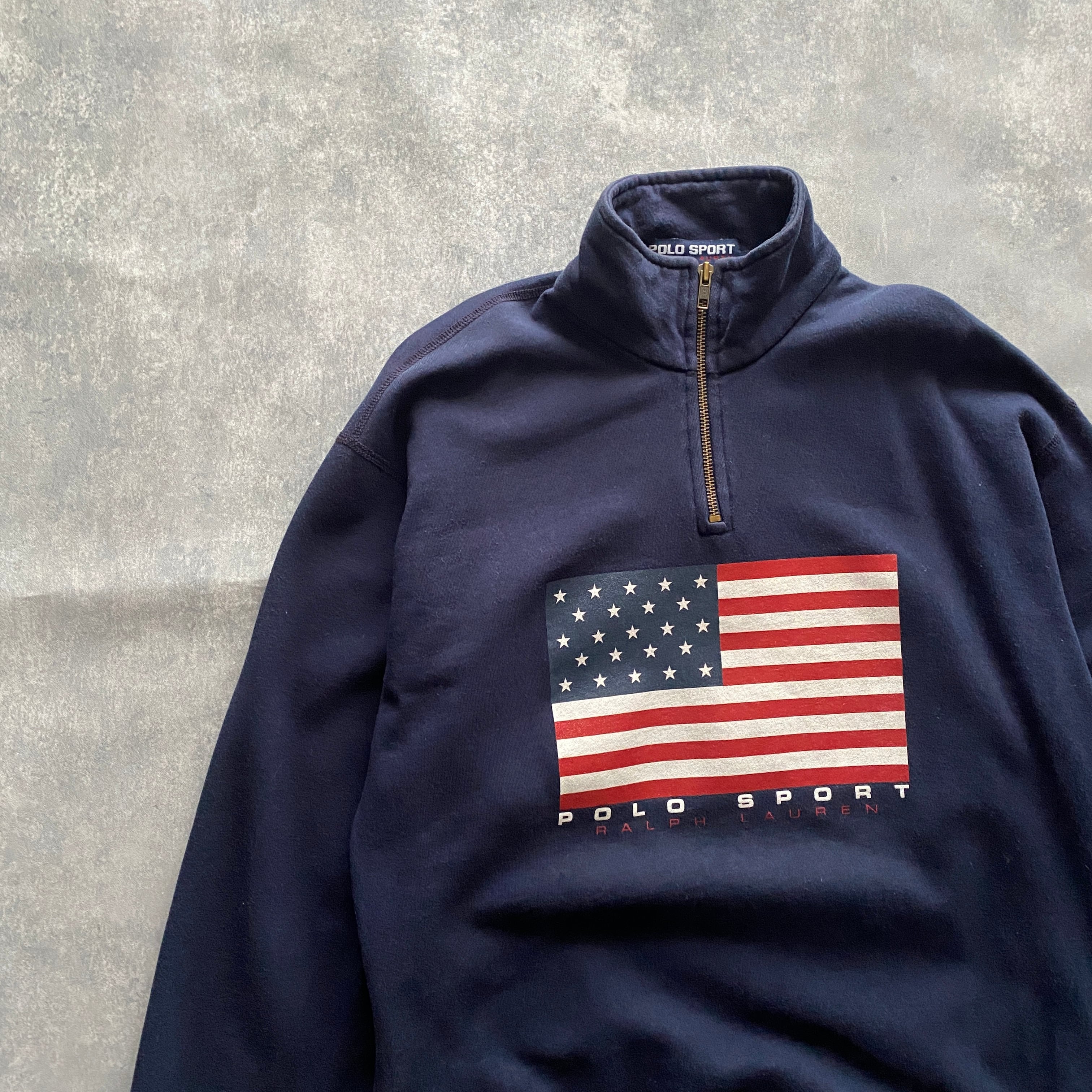 Ralph Lauren 星条旗刺繍スウェット POLO USA ラルフローレン-