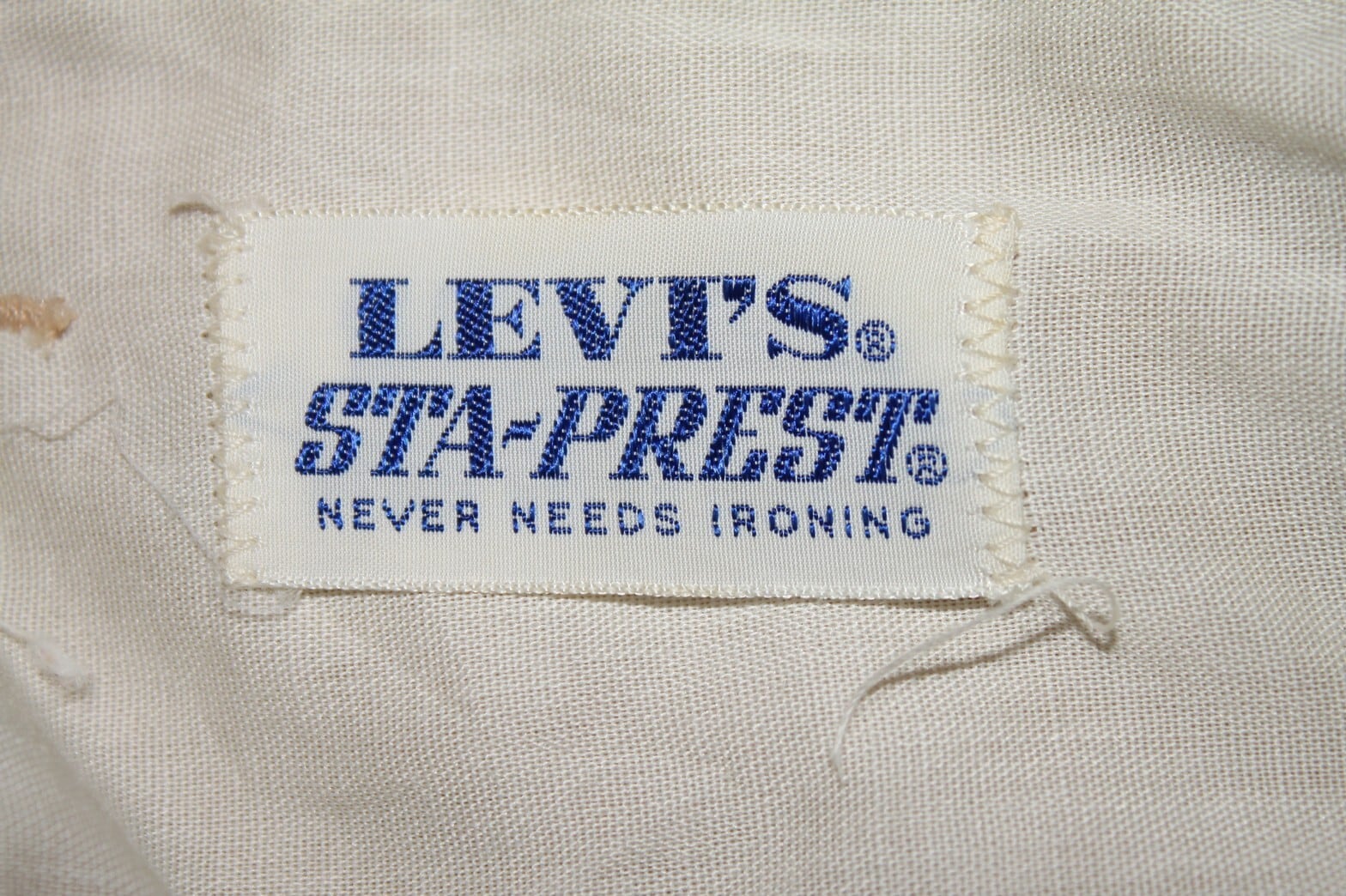 60s~70s Levis STA-PREST BIG E Pique Material | VOLAR