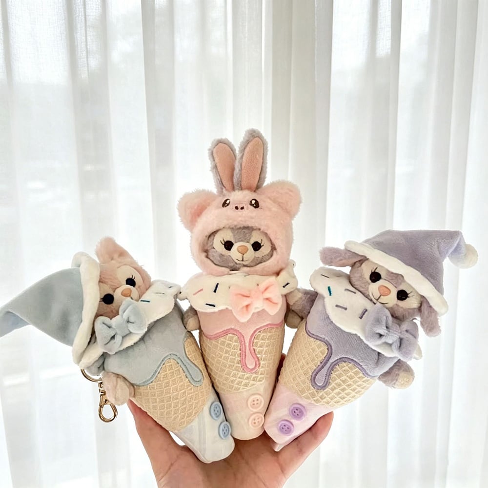 推し活アイテム 撮影用アイテム 10cm 15cm ぬい服 着ぐるみ アイス