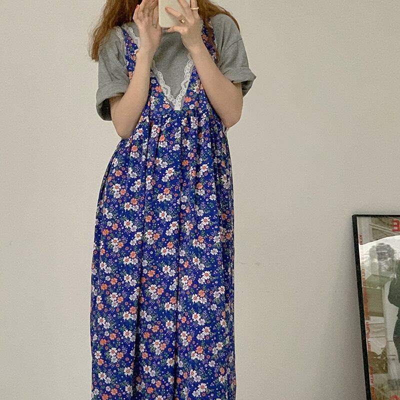 レディース ワンピース 花柄ワンピース マキシ丈ワンピース マキシ丈 ロングワンピース ロング キャミワンピース 袖なし Vネック レース ノースリーブ ハイウエスト プルオーバー ガーリー フェミニン 大人カジュアル 小花柄 ブルー お洒落 春夏 春 夏 秋冬 秋 冬 ママ レディース ワンピース 花柄ワンピース マキシ丈ワンピース マキシ丈 ロングワンピース ロング キャミワンピース 袖なし Vネック レース ノースリーブ ハイウエスト プルオーバー ガーリー フェミニン 大人カジュアル 小花柄 ブルー お洒落 春夏 春 夏 秋冬 秋 冬 ママ