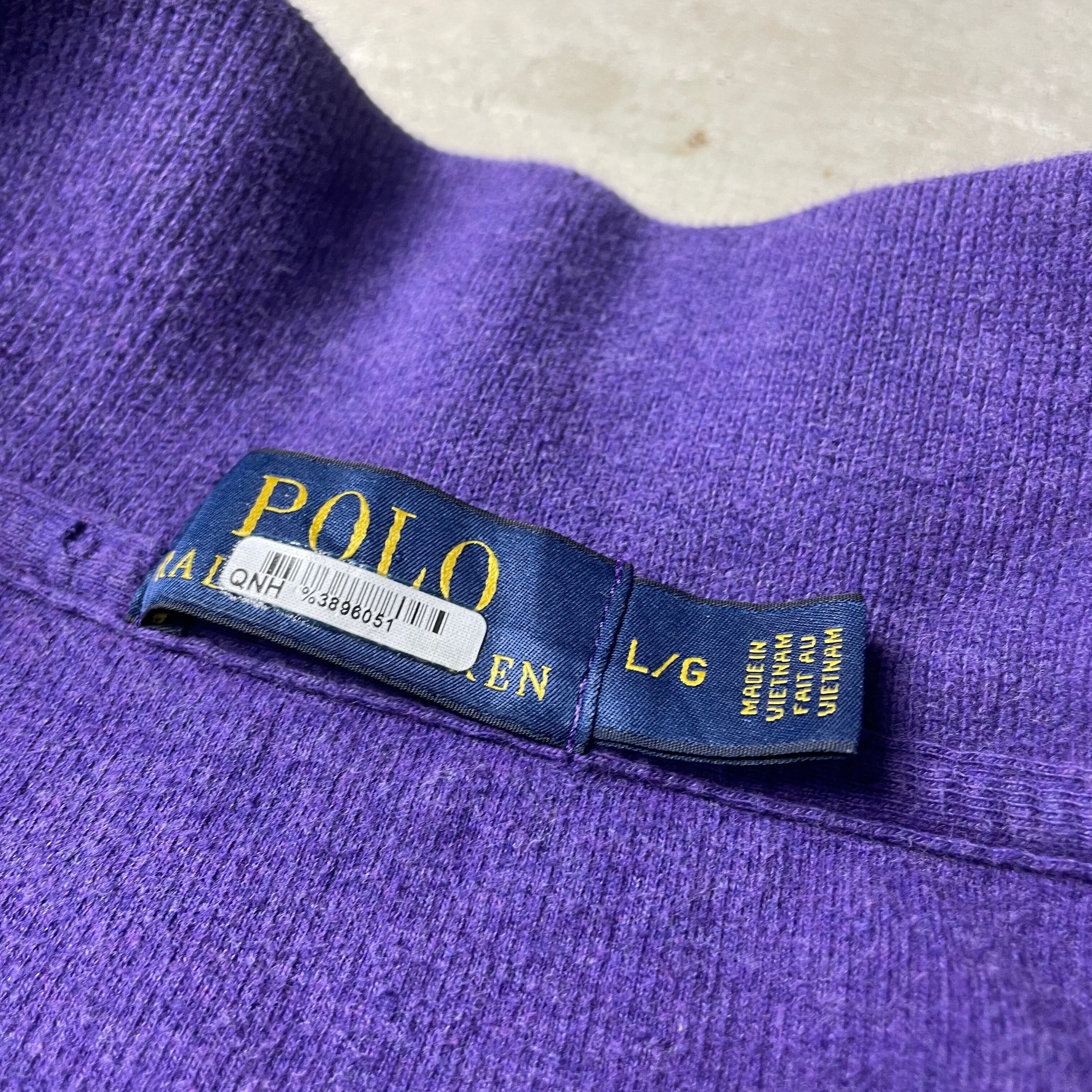 Polo Ralph Lauren ポロラルフローレン リブスウェットシャツ ハーフ