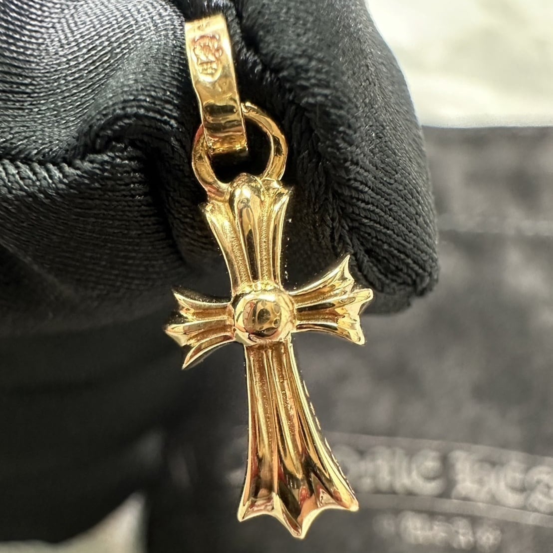 Chrome hearts baby ベビーファット K22 ゴールド ペンダント