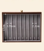 ジュエリーボックス 3段 鍵付き 木製 ウォールナット ガラス天板 アクセサリーケース 高級 宝石箱 多段収納 ベルベット内装 大容量