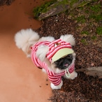 〈PUPPYGALLERY公式〉ホームグラウンドストライプオールインワン M-XL