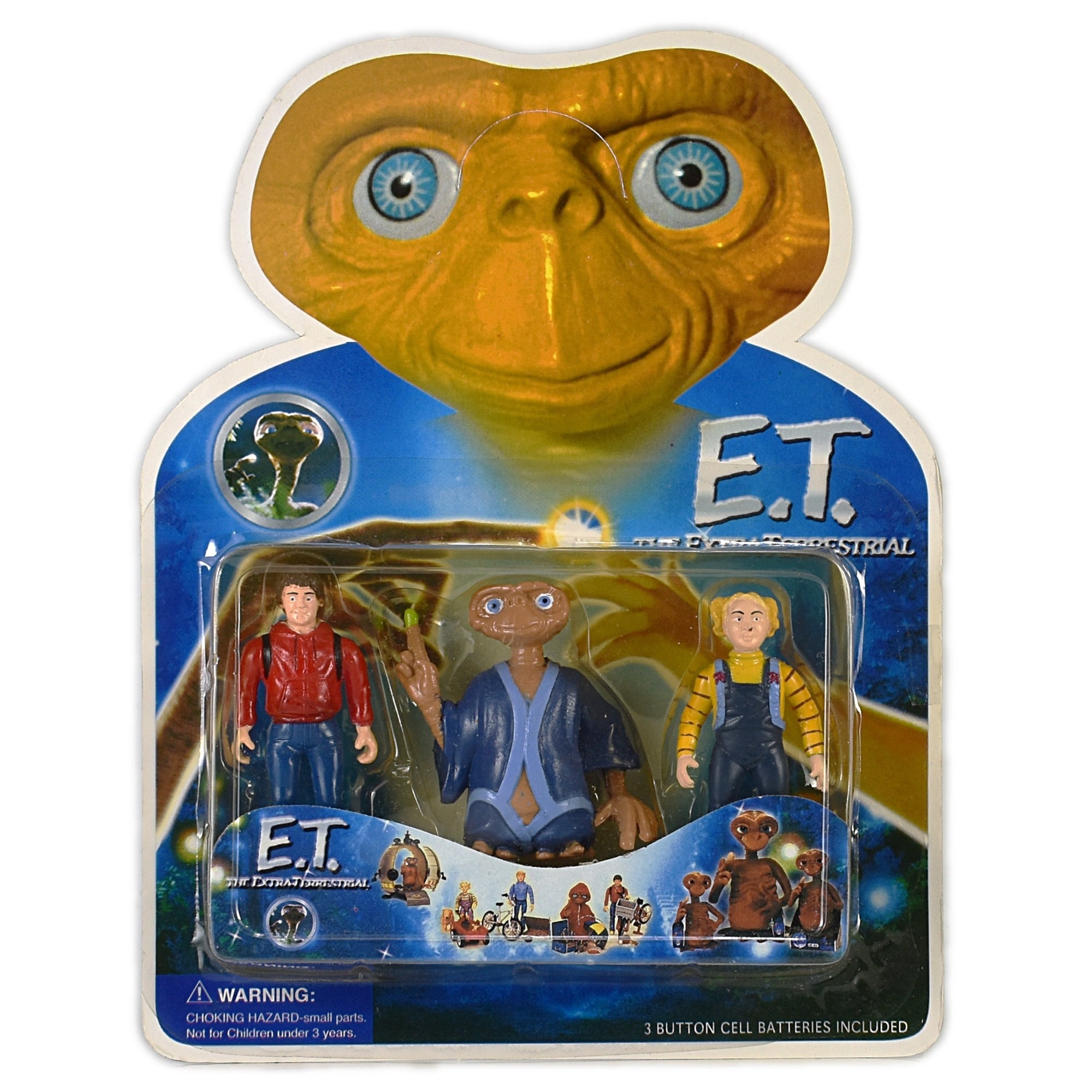 E.T. ミニ PVCフィギュア 青ガウンET入り 3体セット 未開封 | ROBOTROBOT