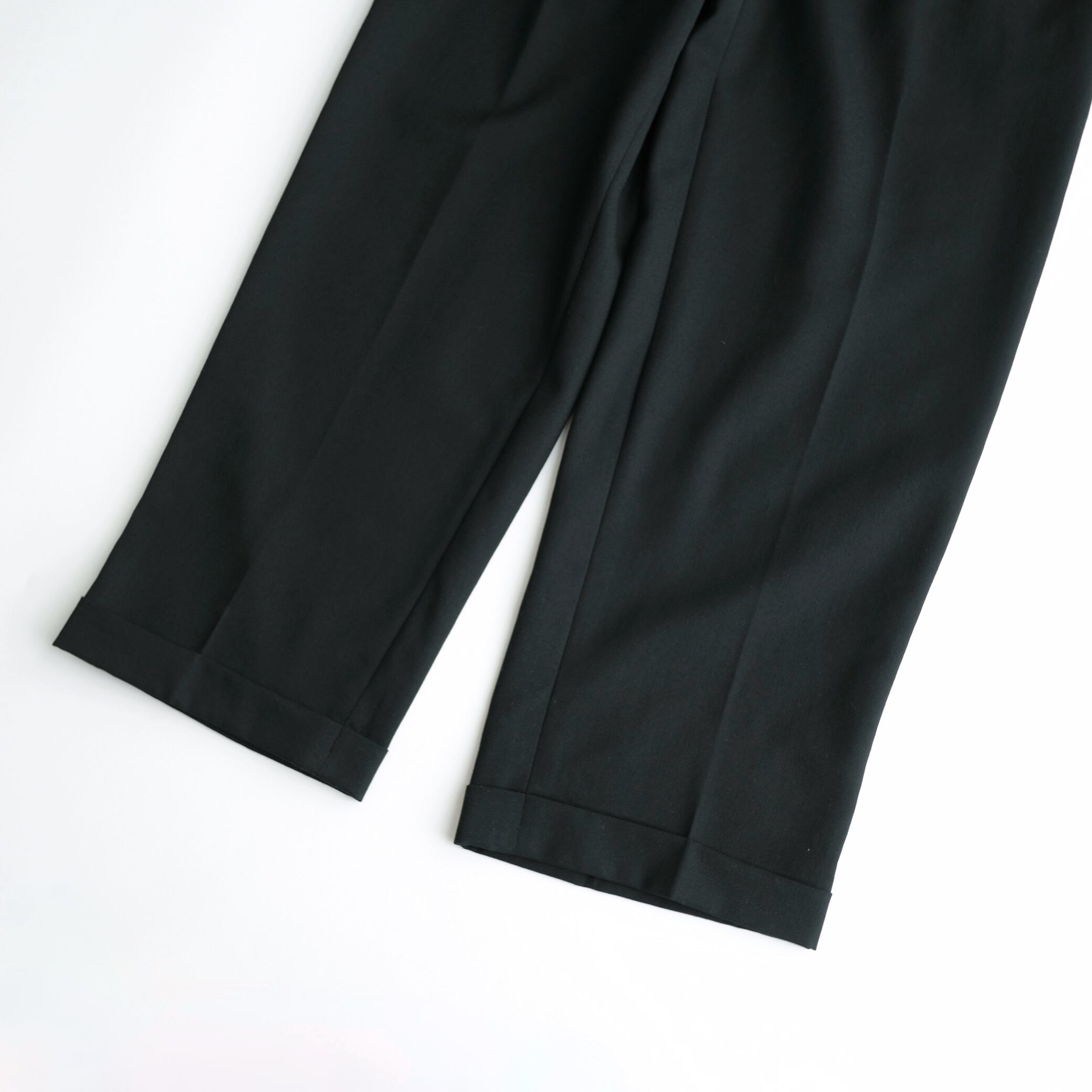PRONTO UOMO ツータックスラックス 黒 34 90s ITALY製 PRONTO-UOMO 黒