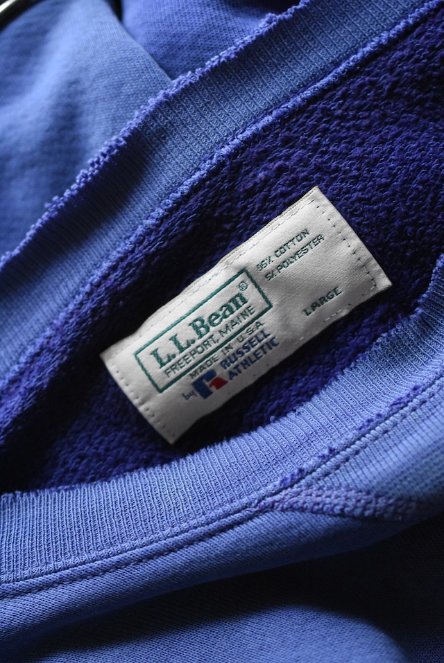 OK/90's "L.L.Bean × RUSSEL ATHLETIC" nice fade brank sweat.