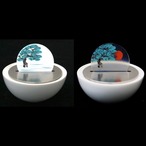 パレットセット／両面絵付・ゴールドコレクション　パレットスタンド「白」