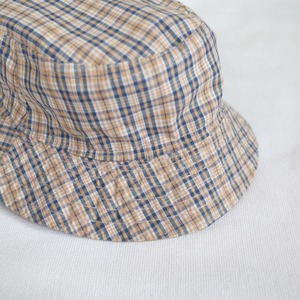 NEW YORK HAT checked bucket hat