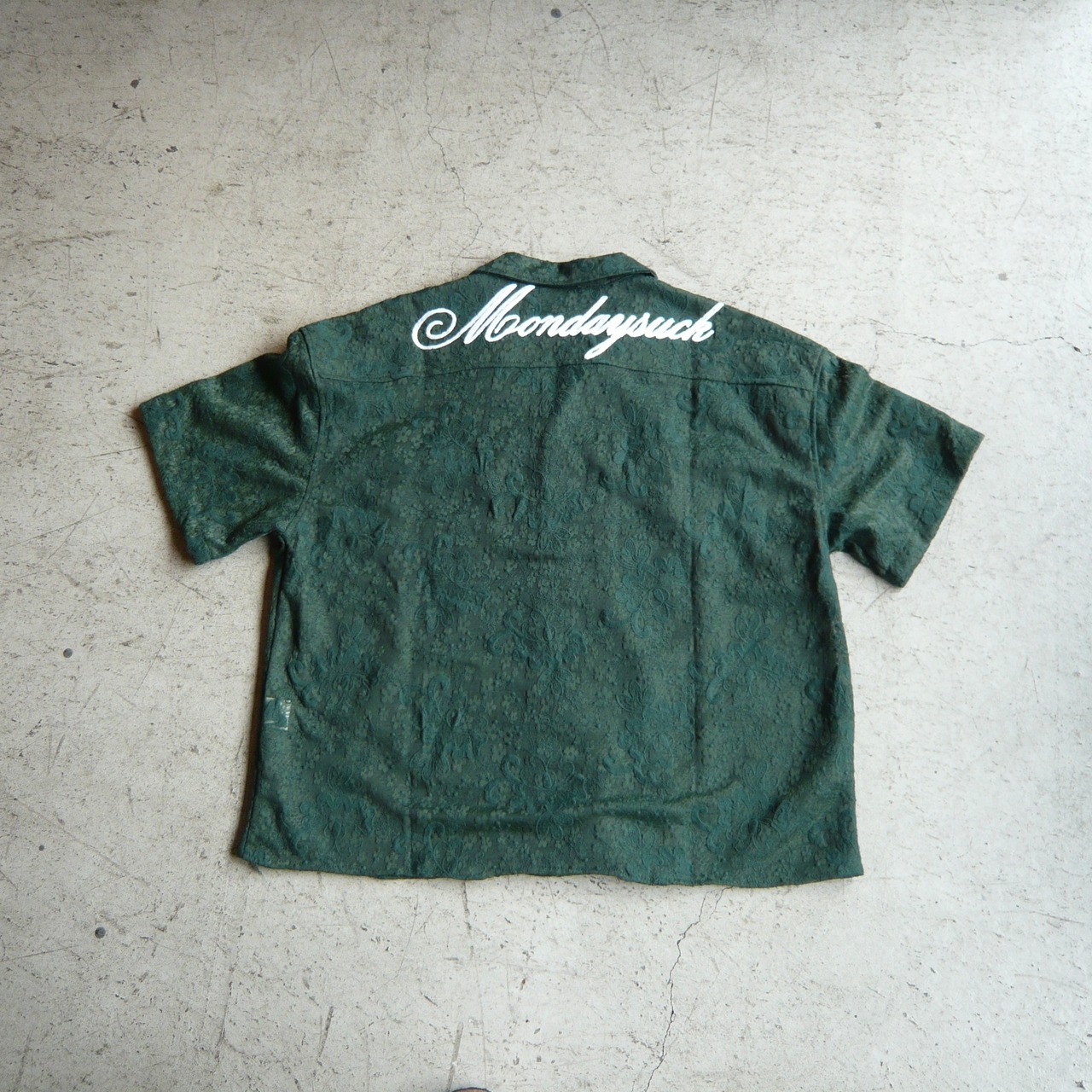 MONDAYSUCK SS SHIRTS GREEN