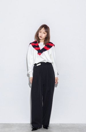【ご予約】 ウエストデザインタックパンツ MG PT- 26126 - A【MargauxVINTAGE】