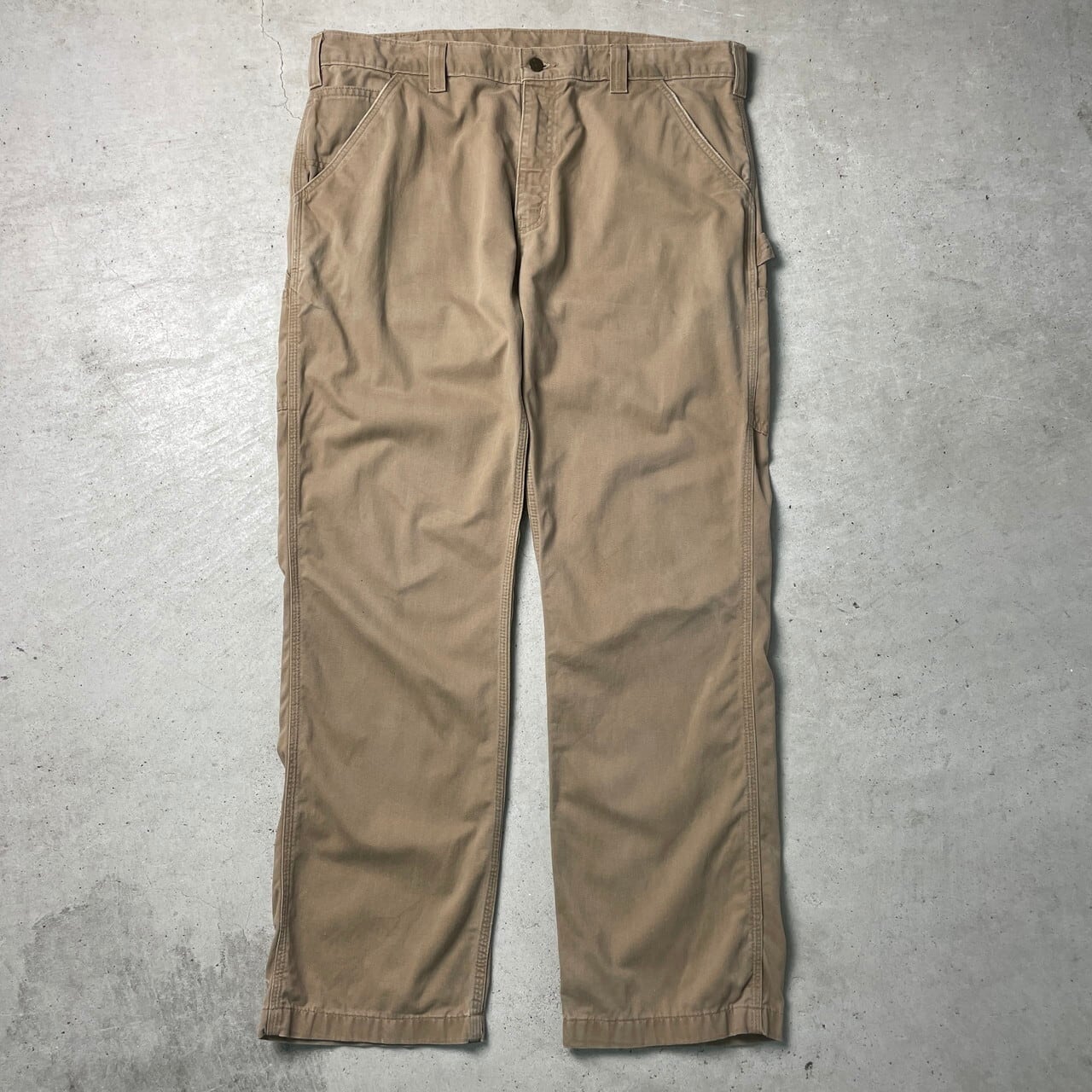 Carhartt ワークパンツ 厚地ツイル系 ブラウン系  W33