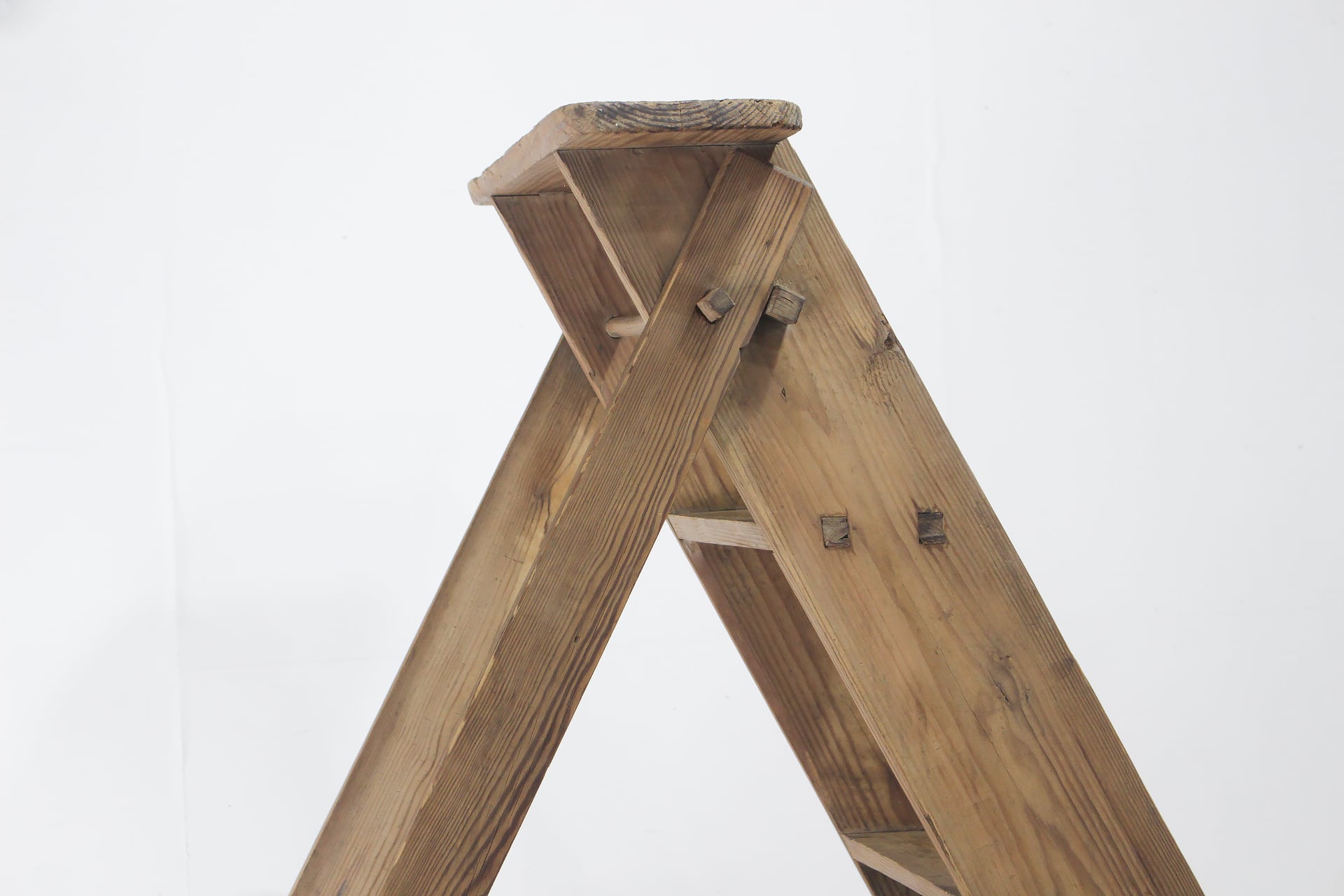 ヴィンテージ 折り畳み 脚立 ステップ ガーデニング 飾り台 レトロ