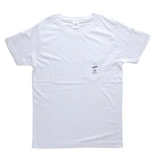 roph logo print pocket t-shirts White