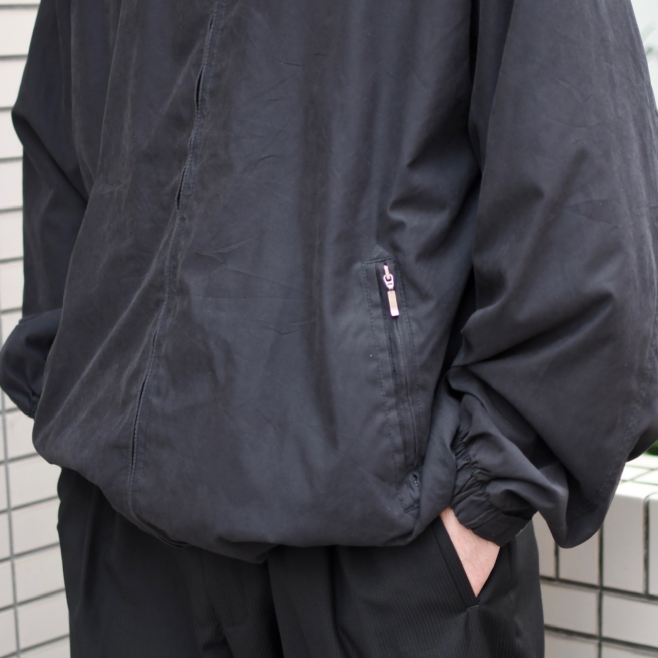 St.John's Bay fake suede blouson black