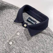 Lewis & Barnes ルイスアンドバーンズ POLARTEC ポーラテック 裏フリース系 長袖 ラガーシャツ サイズ M /グレー/メンズ