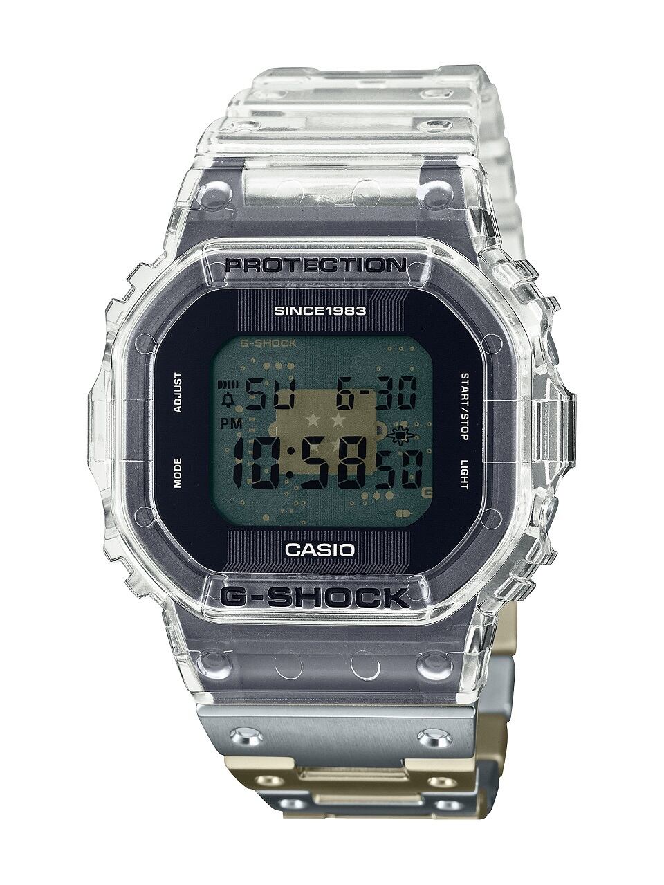 CASIO G-SHOCK DWE-5640RX-7JR G-SHOCK 40th Anniversary CLEAR REMIX