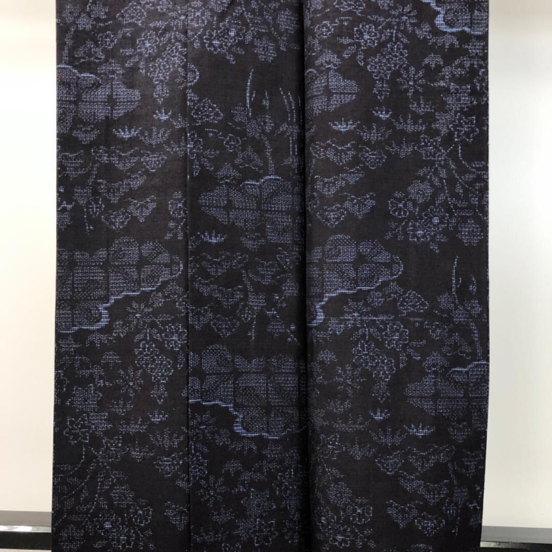 【おく玉】手織結城紬　80亀甲　証紙　袷 平和屋1□極上 手織結城紬 おく玉 100亀甲 吉祥丸文 証紙付き 逸品