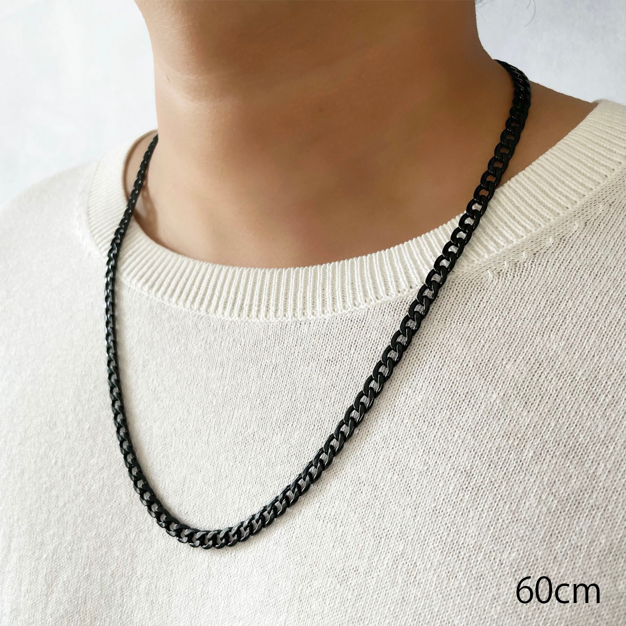 Chain Necklace Two-sided Single