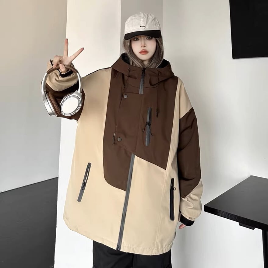 フーディ ジャケット オーバーサイズ ユニセックス 闇かわいい