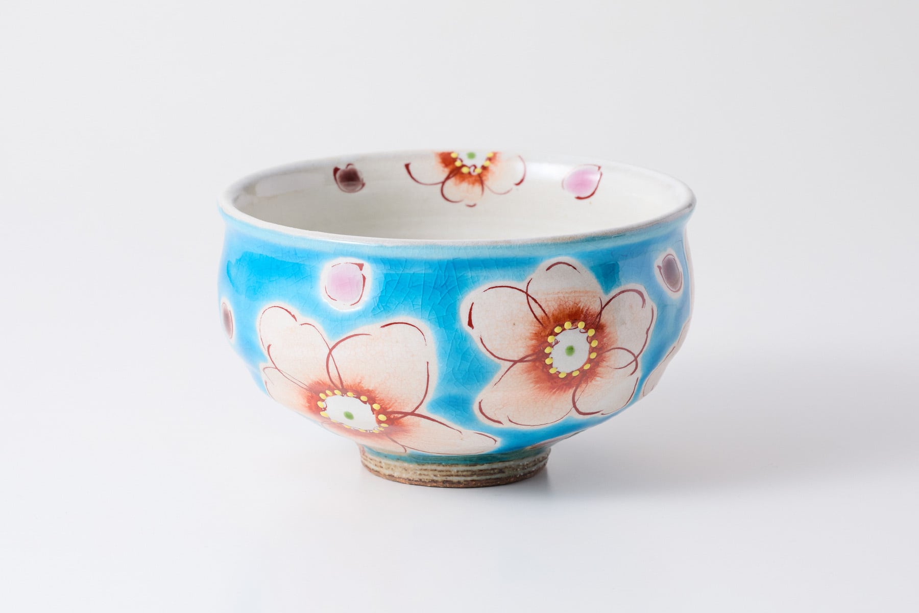 抹茶碗 トルコ花うらら