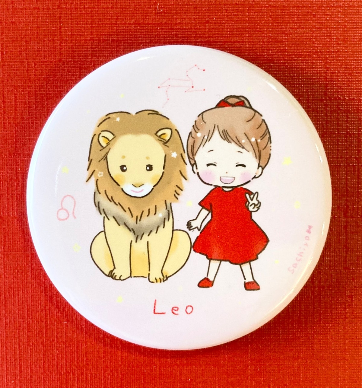 缶バッジ しし座ちゃん | きみにさちあれ