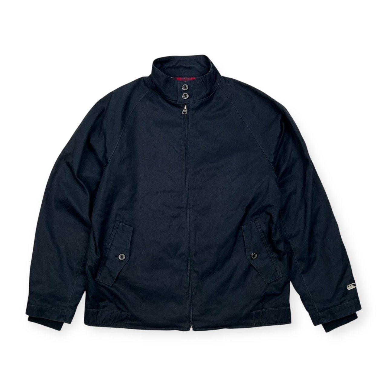 Canterbury of New Zealand カンタベリー 裏チェック スイングトップ ドリズラー ジャケット サイズ  L /ネイビー/ラグビー