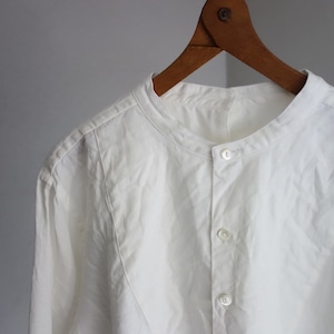 antiqued irishlinen shirt / naturalwhite