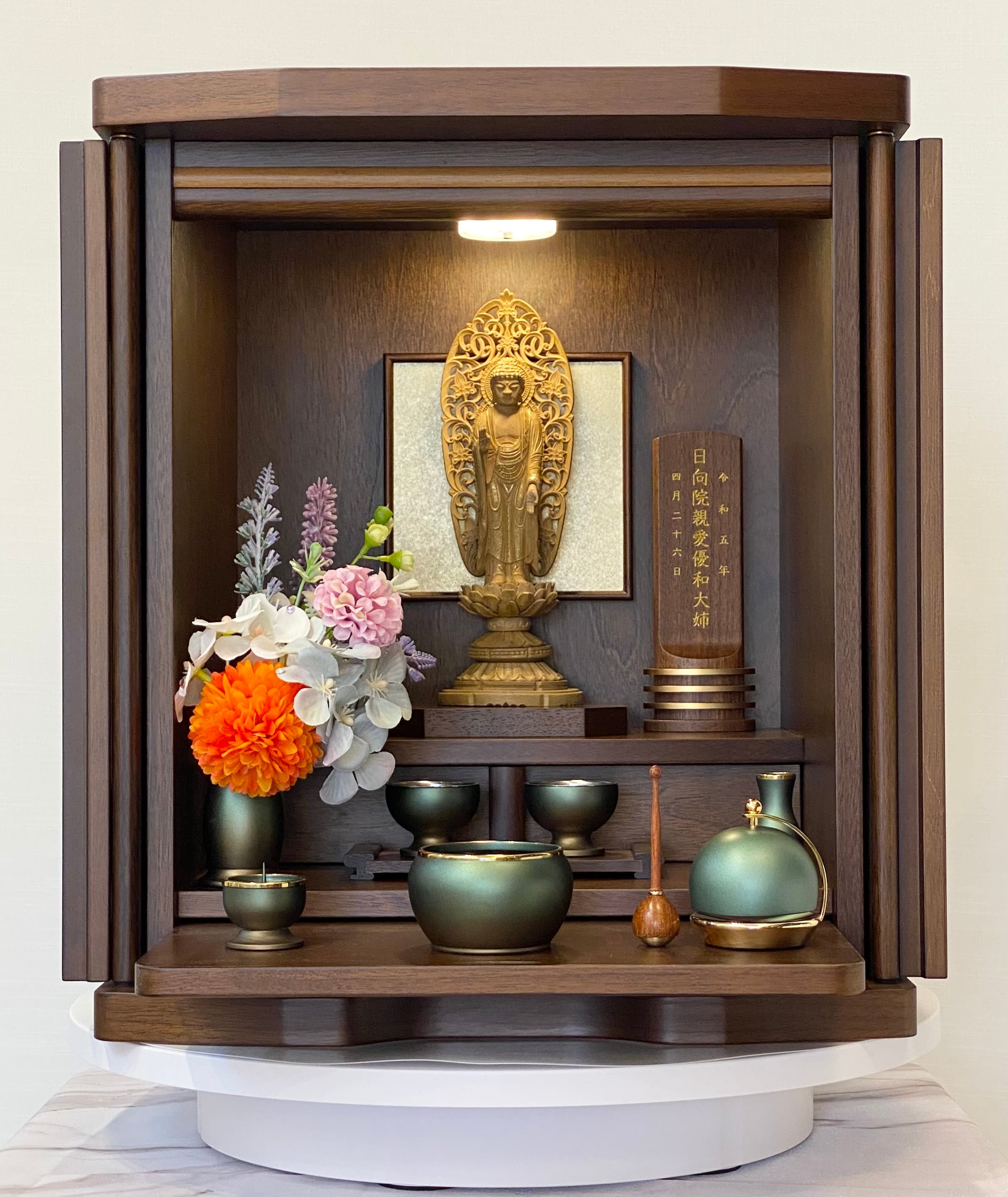 リーフ 14号 | 小さなお仏壇 hinata bokko モダンでおしゃれなミニ仏壇