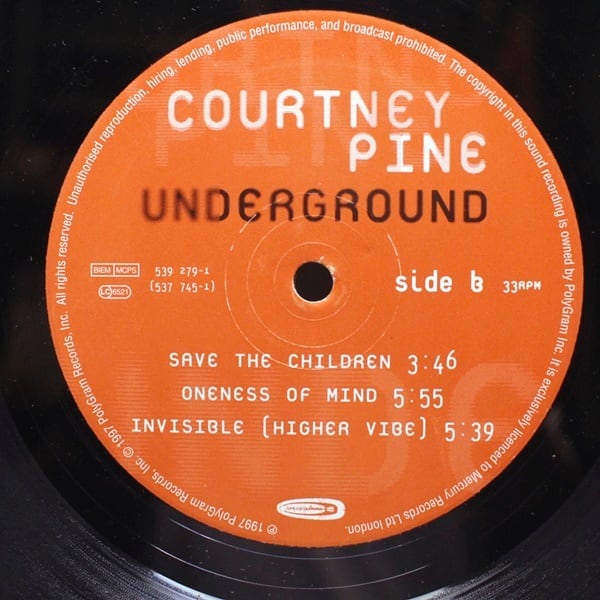 Courtney Pine / Underground [537 745-1] - 画像4