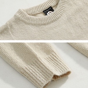 シンプルラウンドネックニット　MT0080360