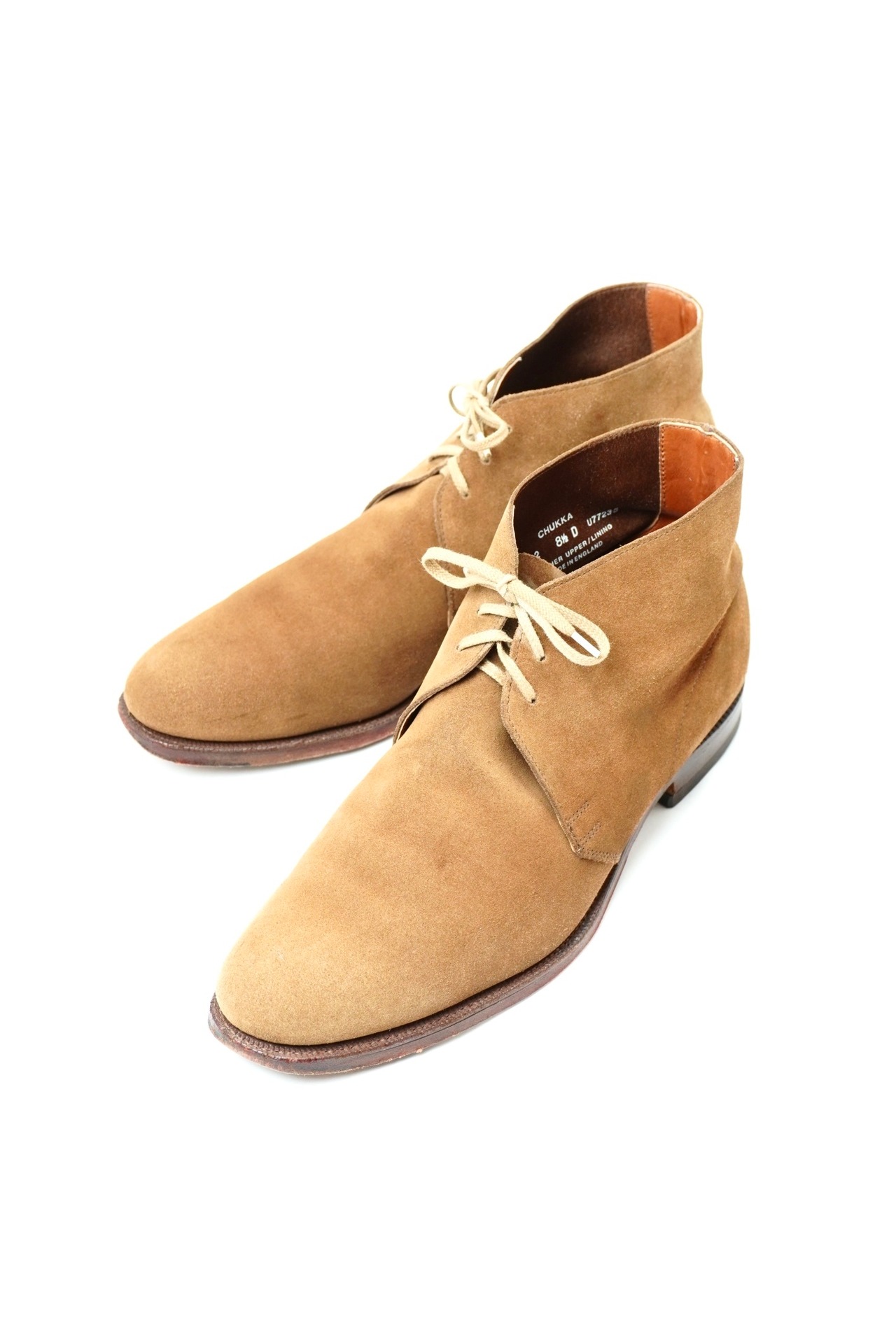 【CROCKETT&JONES】CHUKKA BRN Suede 8h D (Second Hand)