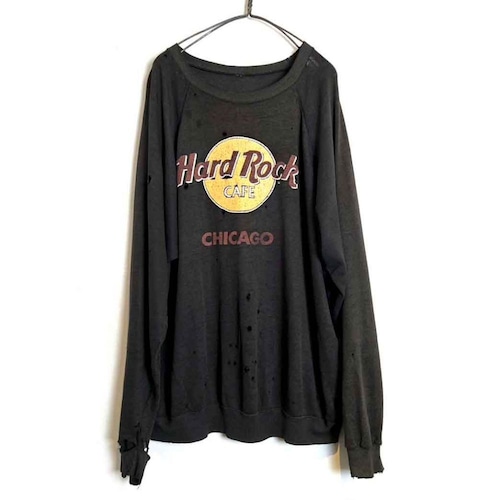 【Hard Rock CAFE】Vintage High Aging Sweatshirt【1990s-】