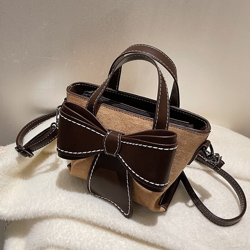 スタイルオータムウィンターリボン 秋物 冬物 ハンドバッグ メッセンジャーバッグ 手作りハンドバック38826744127