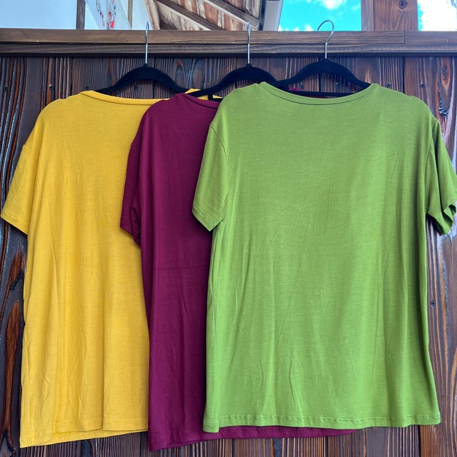 スパンデックスポケットTシャツ