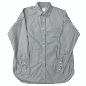 CTTN TWILL HUGE SHIRT / コットンツイルヒュージシャツ (LIGHT BLUE)